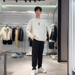 太平鸟男士简约时尚休闲裤B1GBE4330