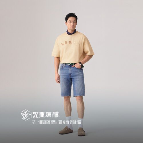 Levi's冰酷系列25春季男士405直筒牛仔短裤39864-0193