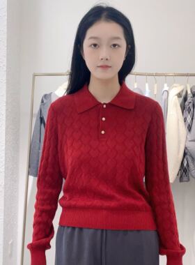 诗凡黎女士简约时尚针织衫3FC130011