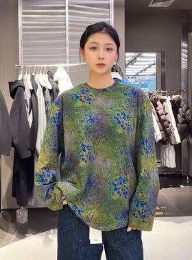 江南布衣女士时尚复古长袖T恤5P911242K