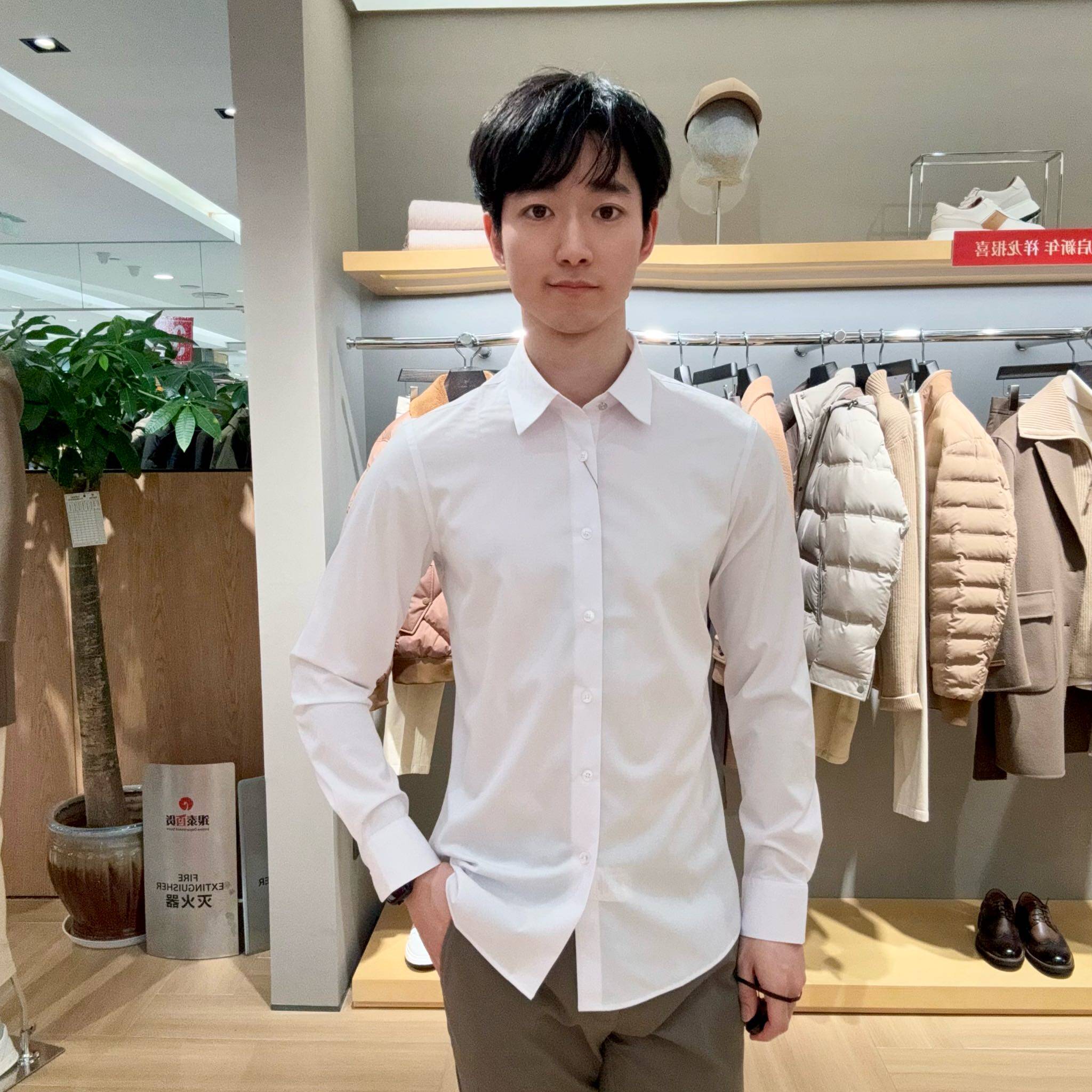 报喜鸟 男士时尚休闲衬衫EBC241214U111