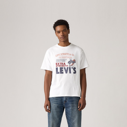 Levi's李维斯25年夏季男士复古印花短袖T恤87373-0225