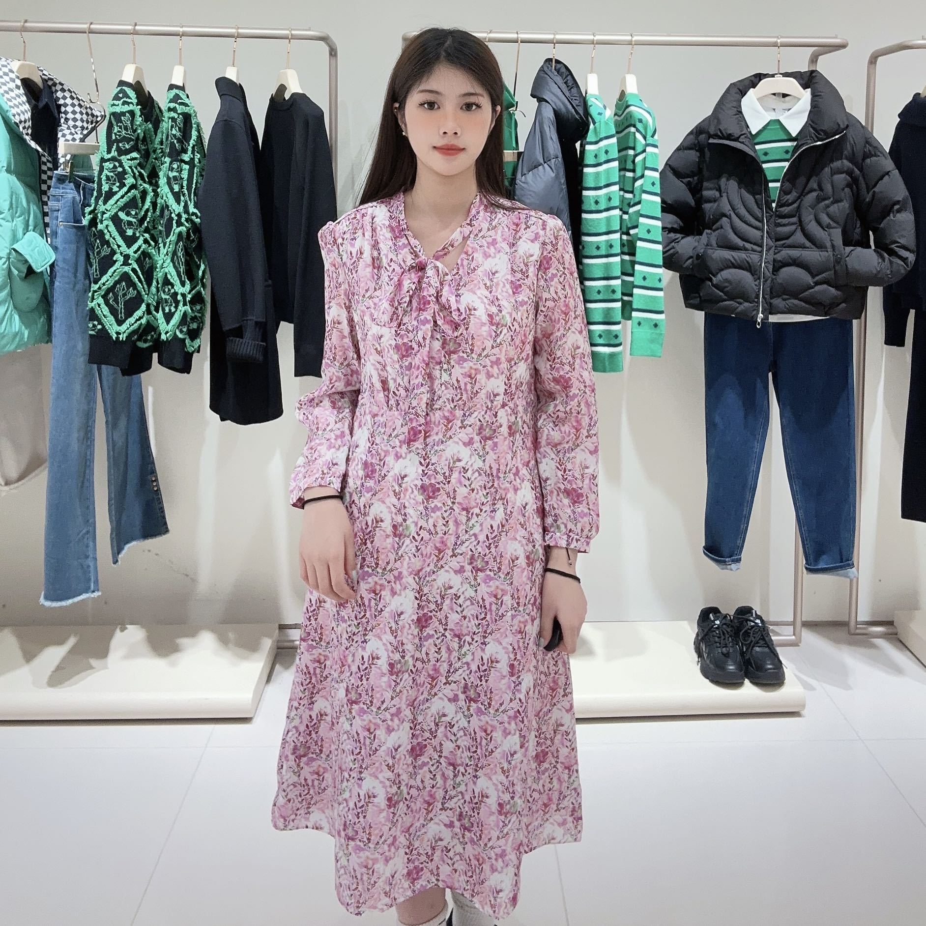 玖姿 女士优雅时尚连衣裙JWEC50012