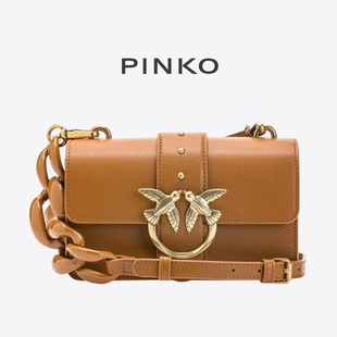 PINKO/品高 金扣链条翻盖牛皮飞鸟包燕子包 1P22ML-Y7TY