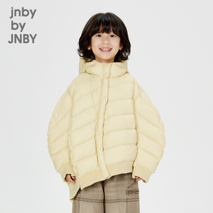 江南布衣童装宽松连帽羽绒服24冬男女童1OAC11860