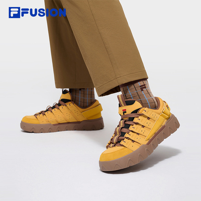 PISA丨FILA FUSION斐乐潮牌板鞋男鞋比萨鞋情侣鞋子T12M612918F