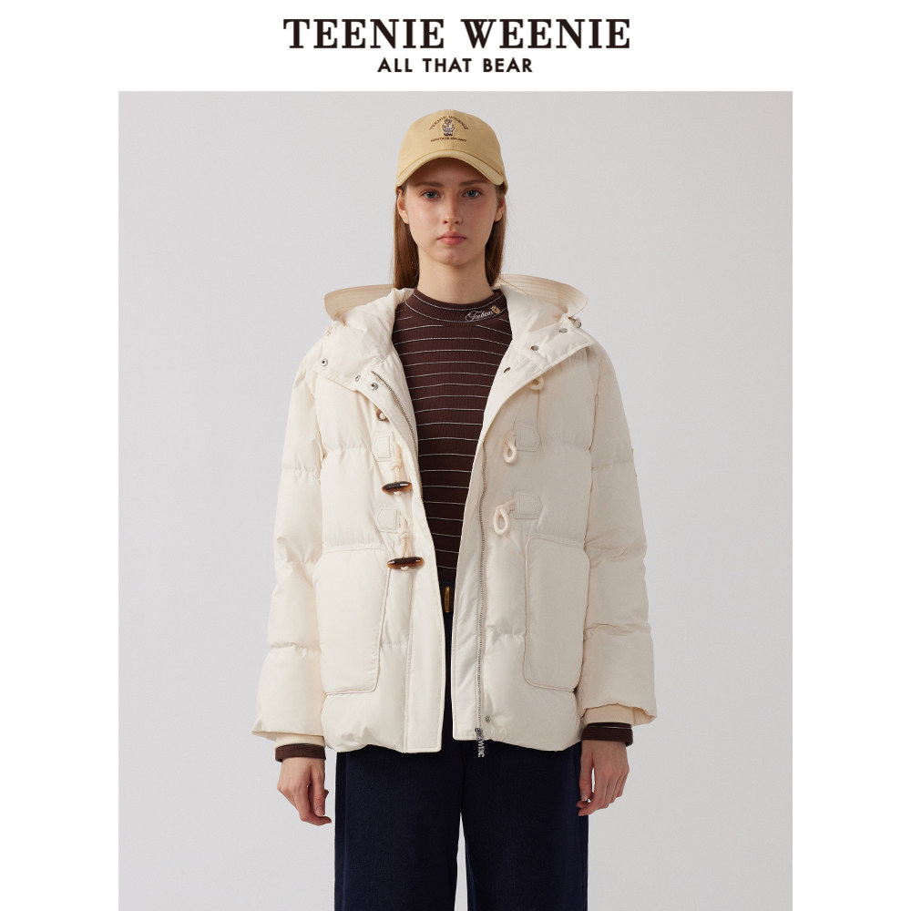Teenie Weenie女士简约时尚羽绒服外套TTJD244T02P