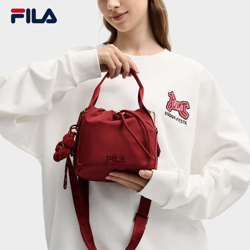 马上起飞挎包|FILA 斐乐官方女包红色新年斜挎福袋包F13W619167F