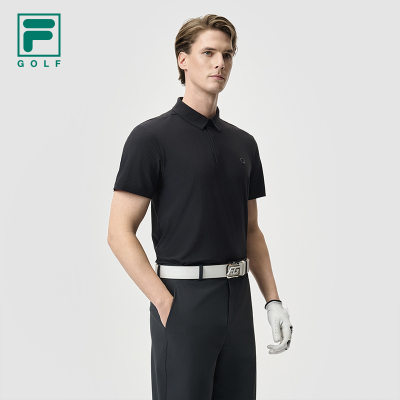 FILA 斐乐官方男子针织短袖POLO衫2025夏新款运动上衣A11M525120F