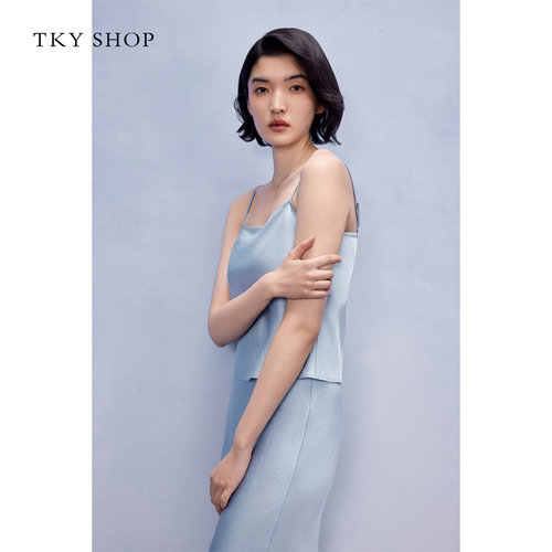 TKY SHOP简约吊带背心 内搭10H1BP09D042