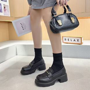 KEKAFU/珂卡芙2025秋季厚底乐福鞋1531A3631