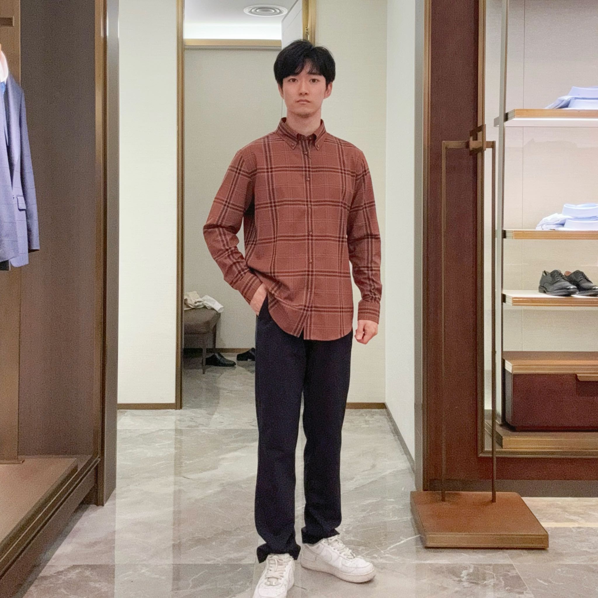 雅戈尔男士简约时尚休闲裤YCZZ315658FWA