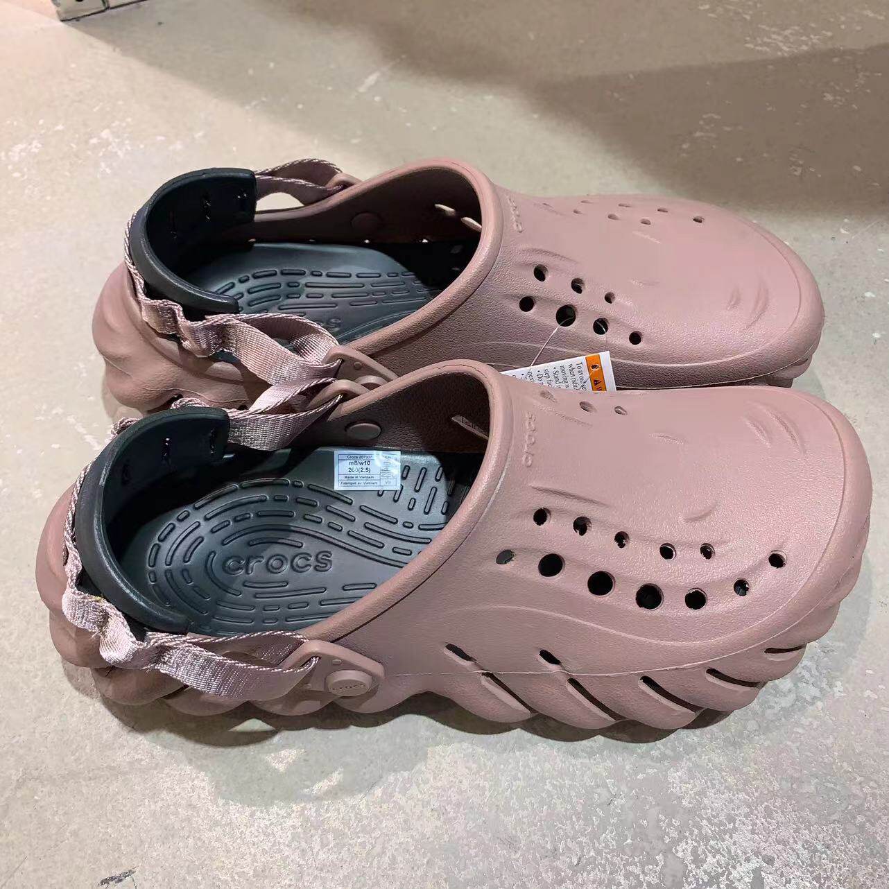 Crocs卡骆驰波波洞洞鞋男户外沙滩鞋包头拖女鞋|207937