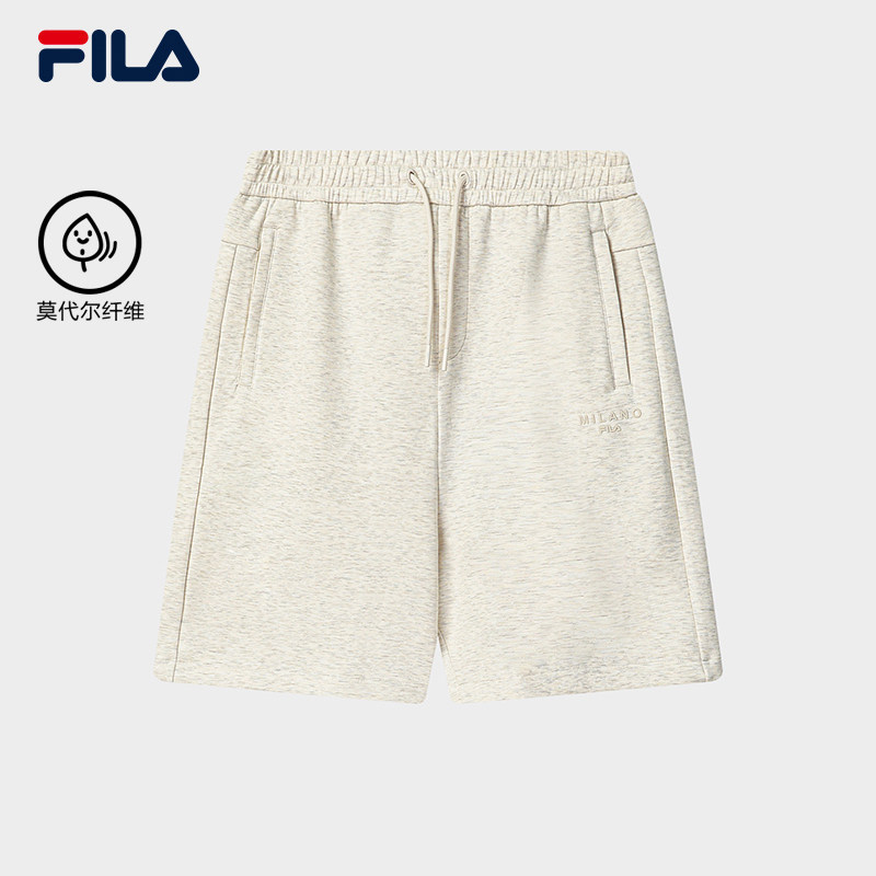 FILA 斐乐官方男士针织五分裤2026夏新款裤子宽松短裤F11M625612F