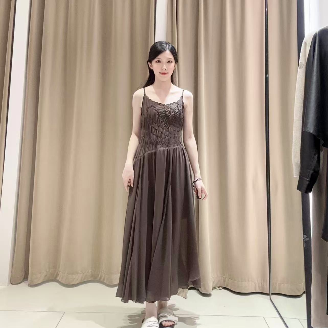 欧海一生女士时尚复古连衣裙T5057GA25027