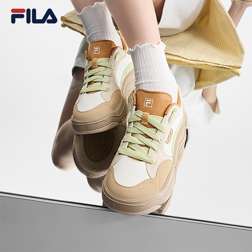 FILA 斐乐官方女鞋BURGER2025秋新款汉堡鞋时尚休闲鞋F12W532301F