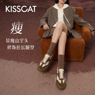 KA64214 KISSCAT接吻猫运动休闲低跟深口单鞋 女鞋