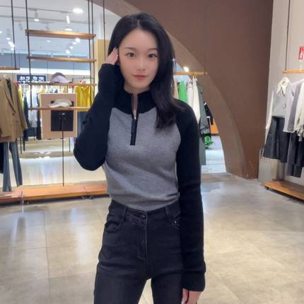 迪赛尼斯女士简约时尚针织衫D24311D7795