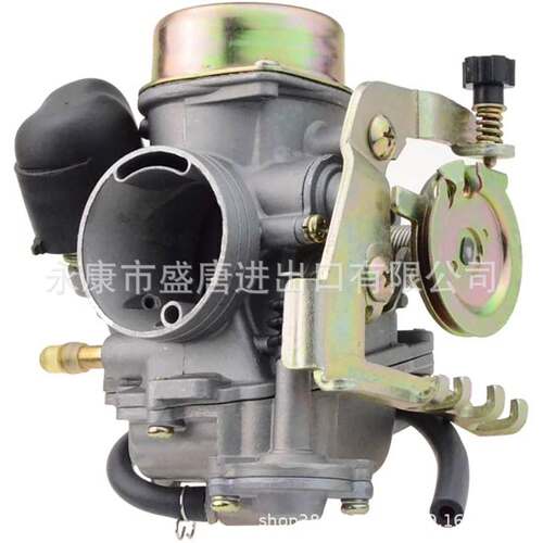 CVK30化油器适配带电加热的临海 260 踏板车全地形车电机