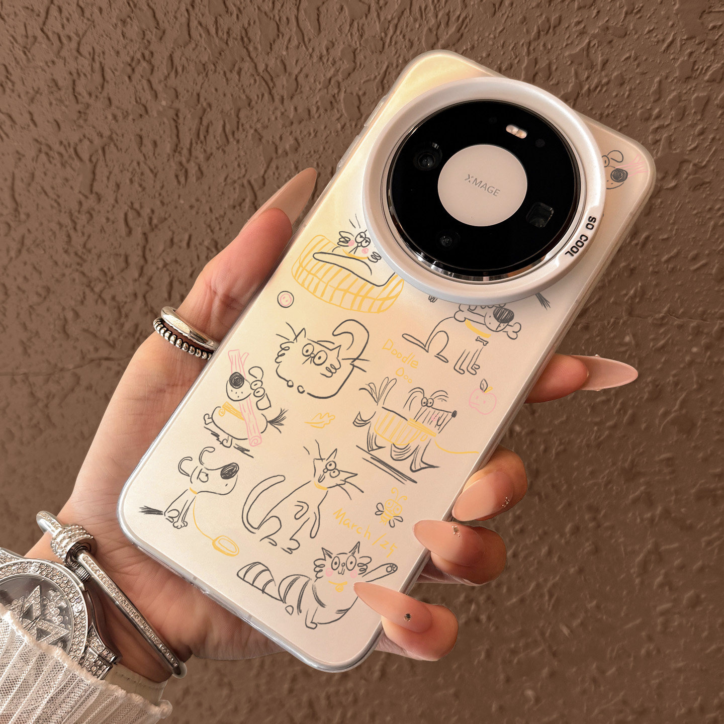 磨砂适用华为mate80手机壳pura70pro新款mate70pro+可爱猫狗nova15ultra超薄air卡通p80女promax高级感60夏天