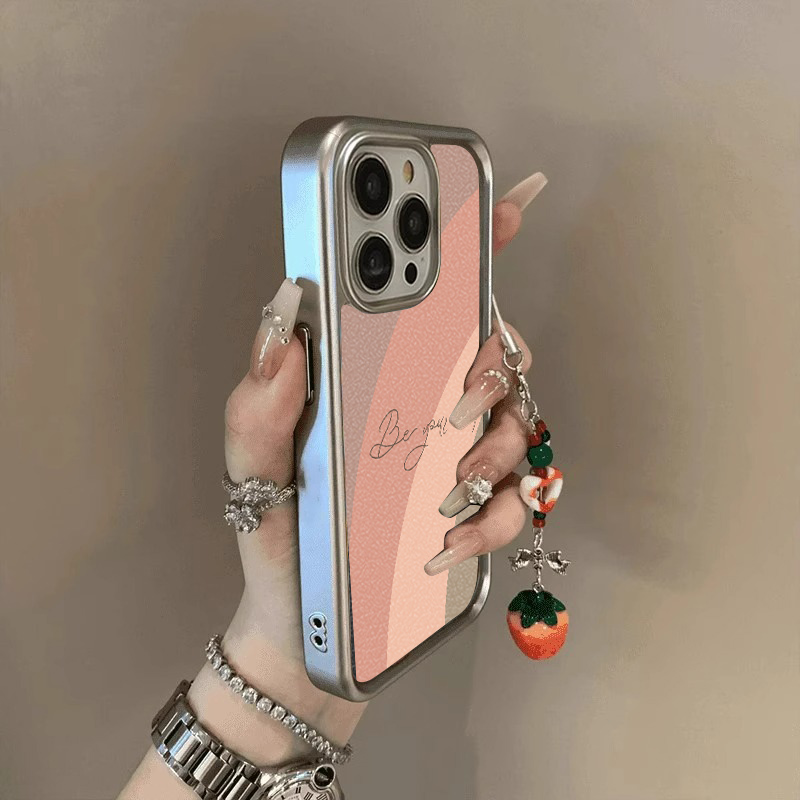 不撞款适用苹果16promax手机壳秋冬小羊皮iphone16小众plus高级感15PM新款款14全包保护套13防摔12简约11软壳