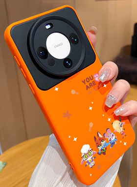 疯狂动物城适用华为mate80promax手机壳2026新款pura70可爱卡通mate60pro女70pro+超火ultra撞色m40防摔AIR红