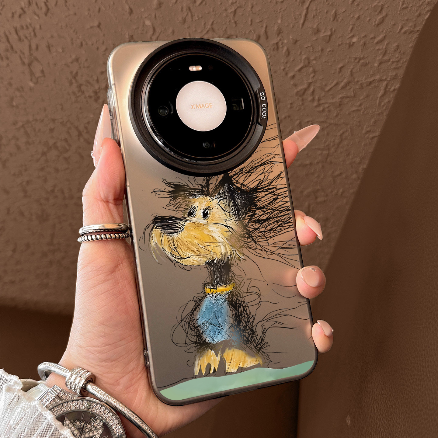 长毛狗适用华为mate80手机壳pura70pro新款mate70pro个性卡通nova15ultra超薄air磨砂p80男女promax高级感60