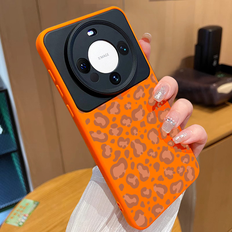 豹纹适用华为mate80promax手机壳新款pura70不撞款mate60pro液态硅胶70pro+全包镜头ultra防摔air女50个性M40