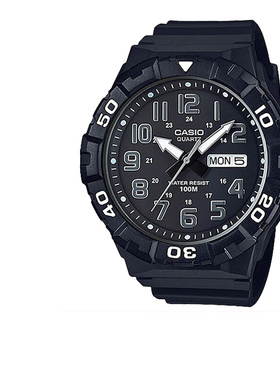 casio卡西欧手表男正品大盘防水运动学生石英表电子表MRW-210H-1A