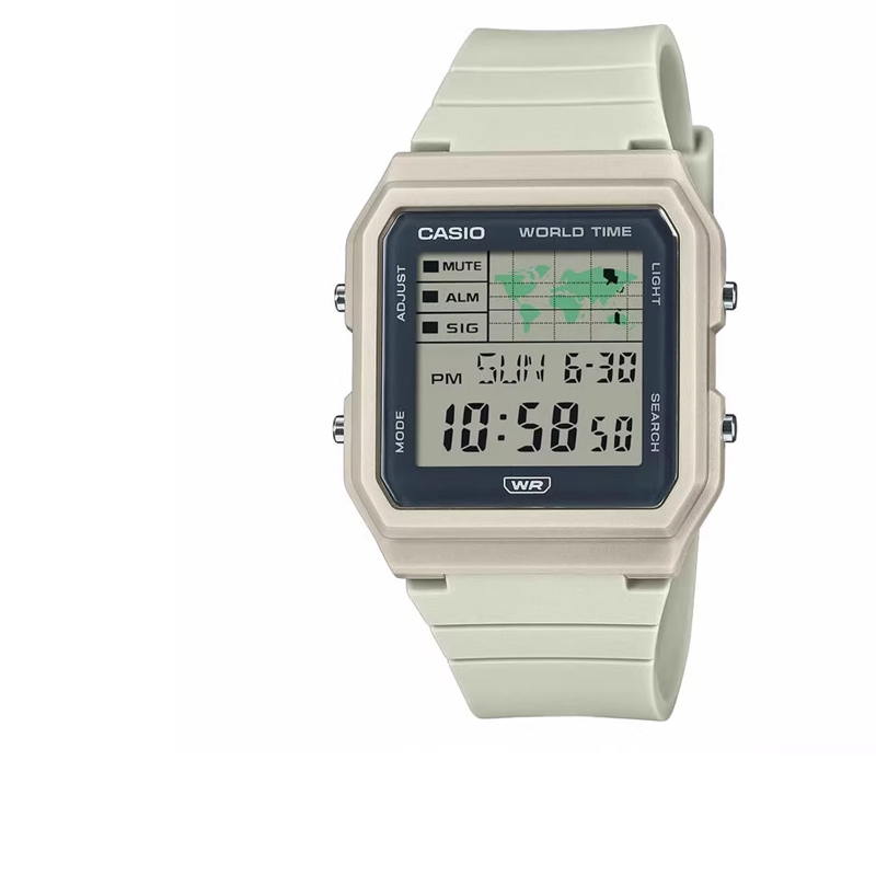 casio卡西欧小方块手表男女官方正品学生防水运动电子表LF-30W-8A