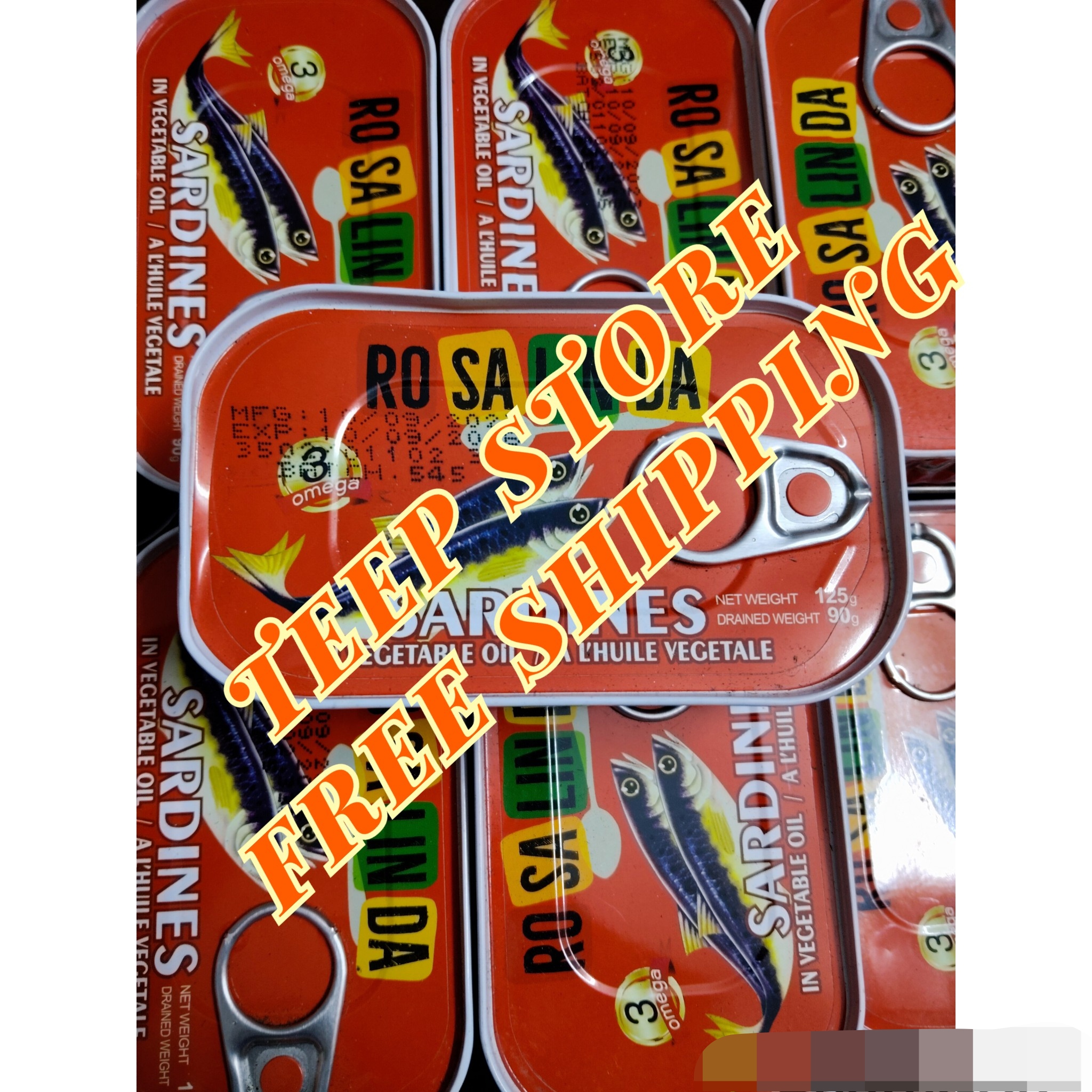 sardine rosalinda sardines in vegetable oil 125g Delicious