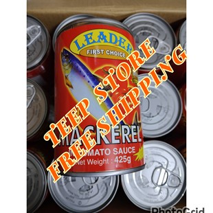 Sardine leader first choice mackerel tomato sauce 425g