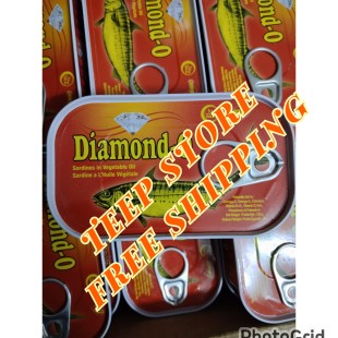 sardine diamond o sardines in vegetable oil 125g with omega3