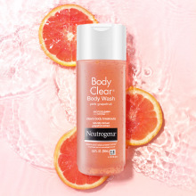 Neutrogena露得清抗痘清透葡萄柚沐浴露250ml水杨酸祛痘27.12