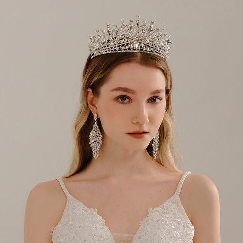Bridal Accessories Alloy Diamond Crown Wedding Dress水钻皇冠