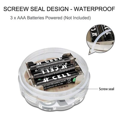 10leds RGB Submersible Light Underwater LED Night Light Swim