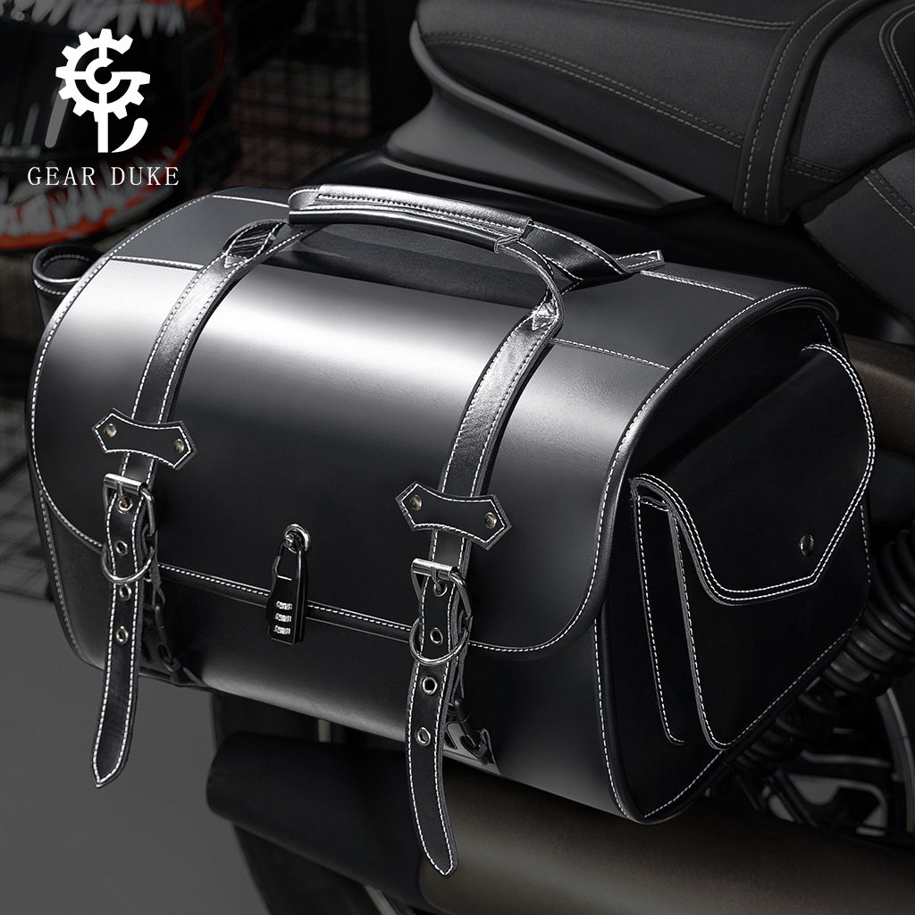 Harley motorcycle tail luggage large capacity helmet kit图片