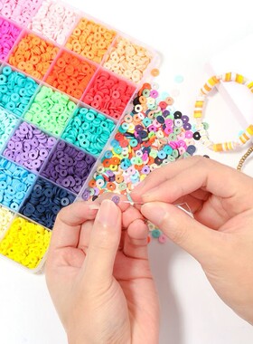 800-4800pcs/Box Polym Clay Beads for Jewelry Making Access