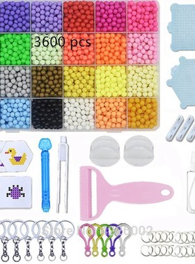 Water Beads DIY Set Pearl Box Spray Bead Pegboard Game Puzz
