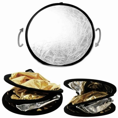 5 in 1 80cm Collapsible Portable Light Reflector Round Photo