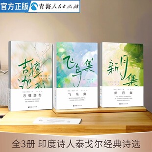 全3册新月集+飞鸟集+ 吉檀迦利诗集印度泰戈尔新月集泰戈尔新月集飞鸟集泰戈尔正版泰戈尔诗选泰戈尔作品全集用生命影响生命泰戈尔