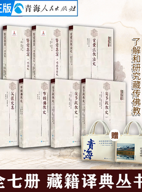 全7册 藏籍译典丛书 觉囊派教法史+ 汉藏史集+安多政教史+贤者喜宴 藏传佛教教法史觉囊派教法历史知识读物汉藏史集