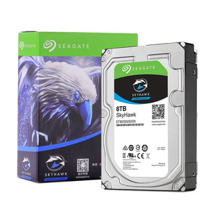 Seagate/ ST8000VX009 8tb安防新酷鹰监控存储台式机械硬盘8t