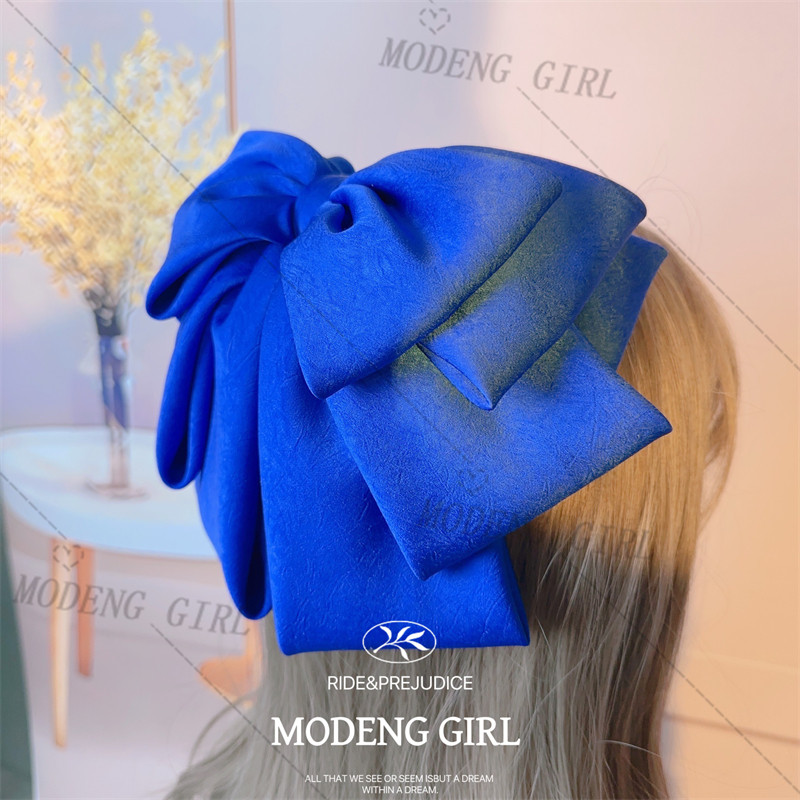 超大蓬松层次感蝴蝶结发夹