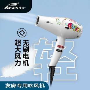 艾信k9无刷吹风机发廊专用大功率等离子发型师理发店风筒静音超轻