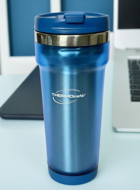 膳魔师凯菲系列双层隔热杯DF-0400成人400ml跑步运动便携健身