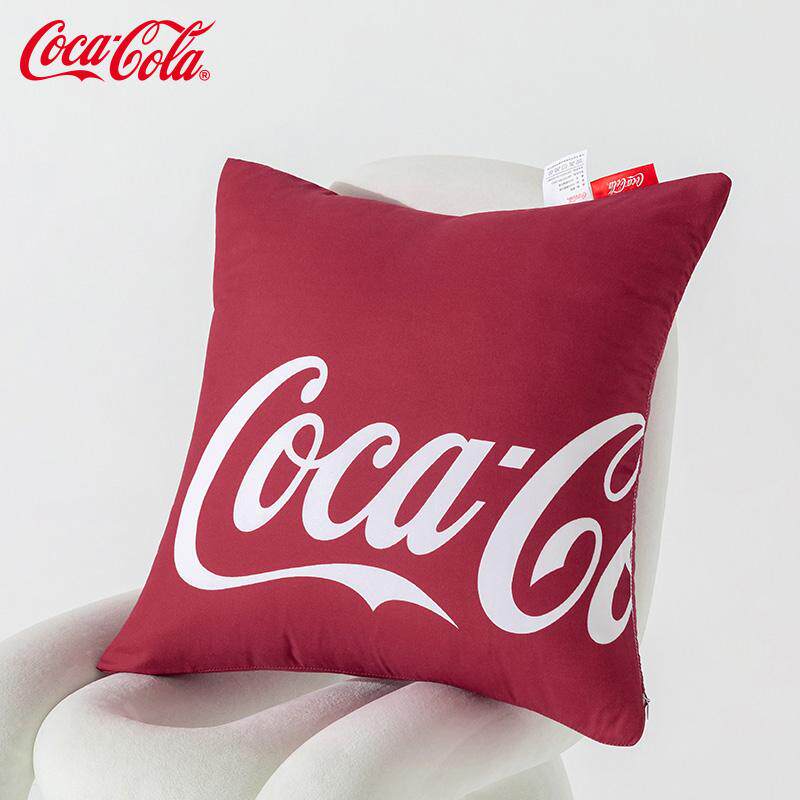 可口可乐复古经典多功能印花水晶绒抱枕单只装BM-LW0026系列卧室