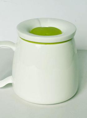 FORUOR陶瓷马克杯星巴杯FU-B24办公室陶瓷杯绿色纯色时尚情侣