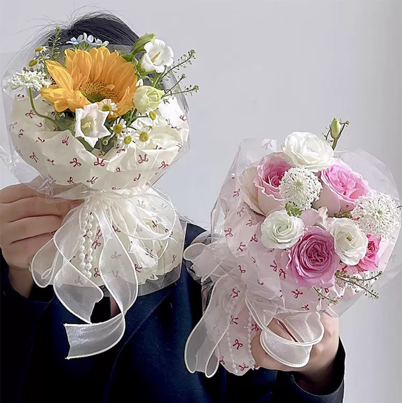 加厚蝴蝶结雪梨纸鲜花花束包装纸花纸手工diy花艺礼物包装