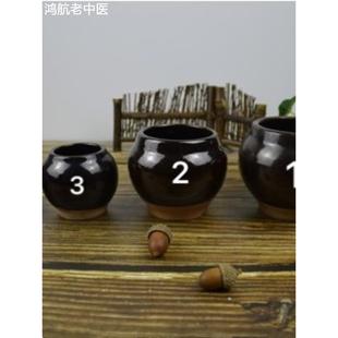 老式陶瓷拔火罐 中医养生五行能量罐 家用传统除湿排毒拔罐器套装